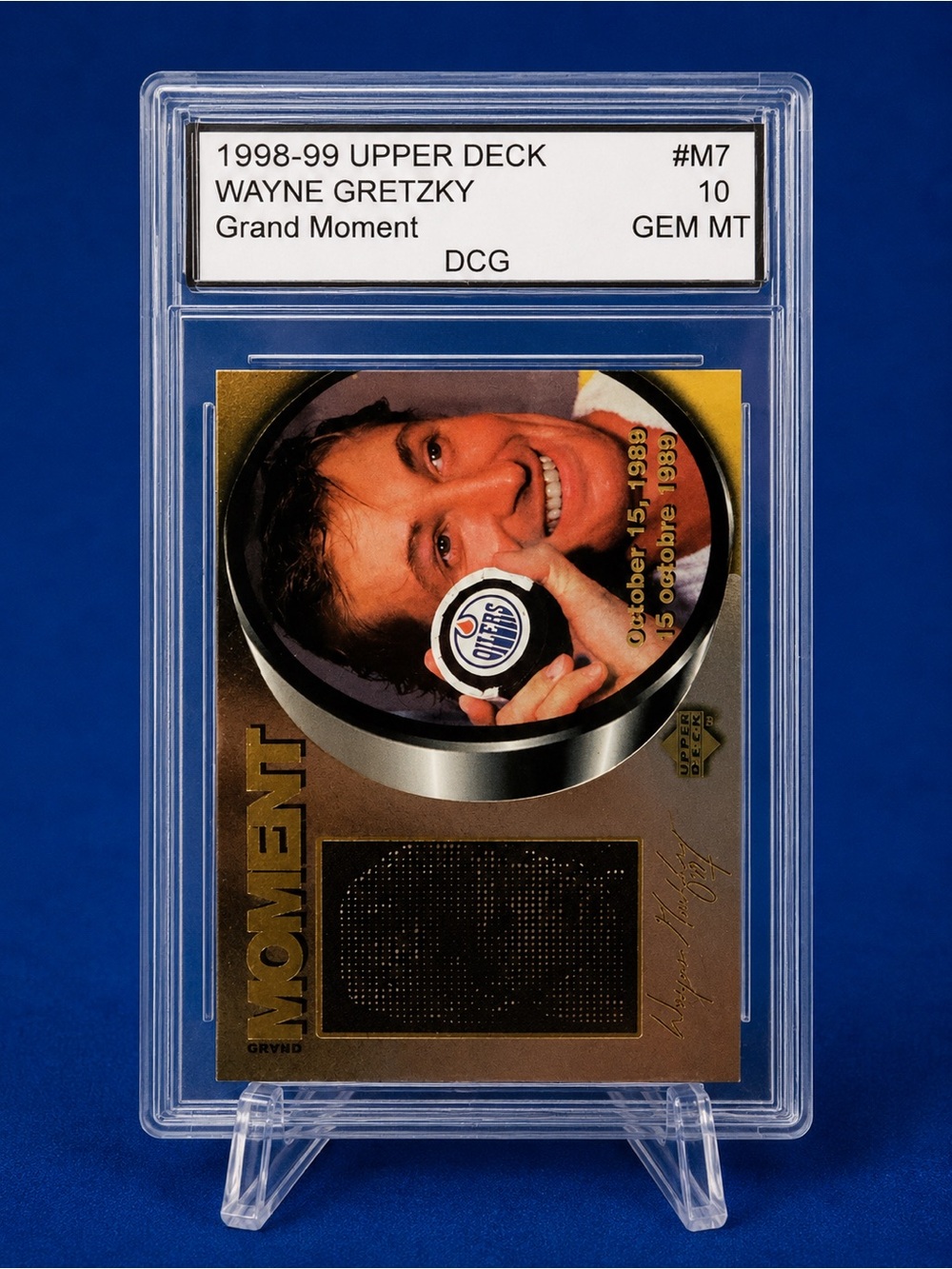 1998 Upper Deck Wayne Gretzky Collector Card - Edmonton Oilers